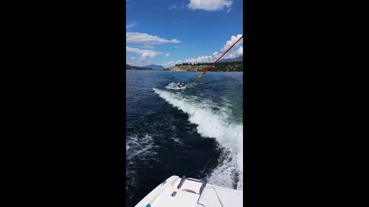 Davin 7 years old kneeboarding 360 YouTube