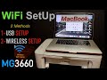 Canon Pixma MG3660 SetUp Mac - &quot;2 Methods&quot;- USB setup / Wireless WiFi SetupTutorial, review.