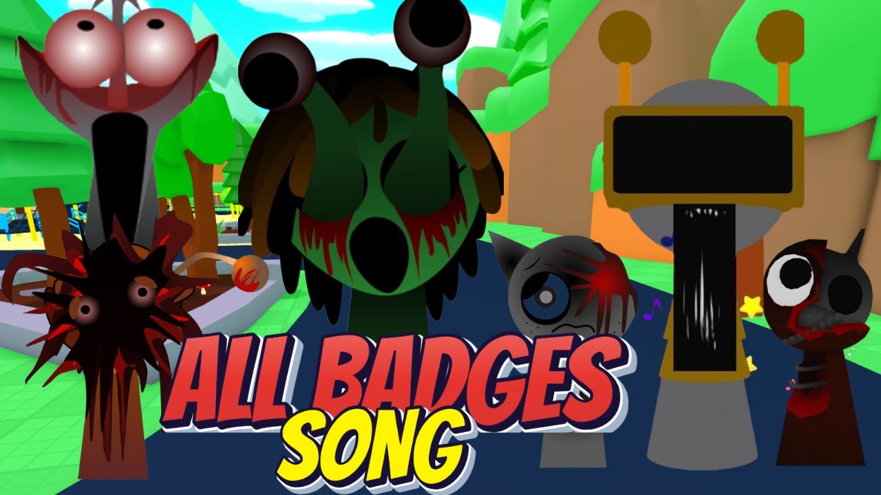 Sprunki Simulator 🎤 PHASE 3 ANIMATED - All 7 Sprunki Badges Song Phase ...