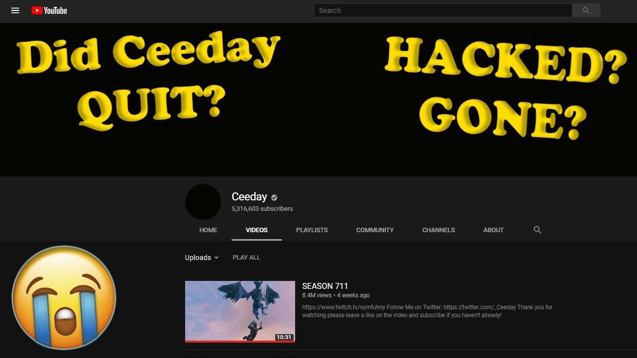 What Happened To Ceeday? (has he quit...) - Fortnite Battle Royale