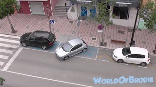Funny Woman Driver Parking Fail