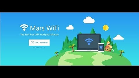 How to make your computer a wifi hotspot (Mars Wifi)