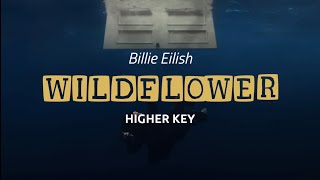 KARAOKE | Billie Eilish - WILDFLOWER (ORIGINAL VERSION - HIGHER KEY)