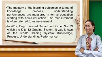 5.2 CURRICULUM EVALUATION THROUGH  LEARNING ASSESSMENT