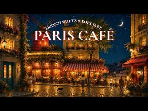 𝐌𝐨𝐨𝐧𝐥𝐢𝐠𝐡𝐭 𝐎𝐯𝐞𝐫 𝐌𝐨𝐧𝐭𝐦𝐚𝐫𝐭𝐫𝐞 🌙 French Instrumental Music — Coffee Playlist | Relax & Unwind (3H)