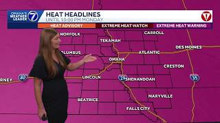 Omaha under an extreme heat warning Monday