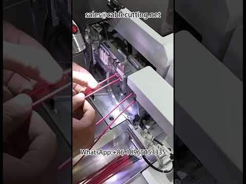 Automatic Feeding Heat Shrink Sleeve Cutting Machine for Automotive Wires