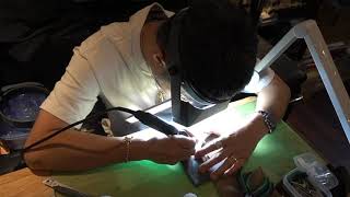 鷲見太郎 唐草エングレイブ実演 -Taro Washimi arabesque engraving-