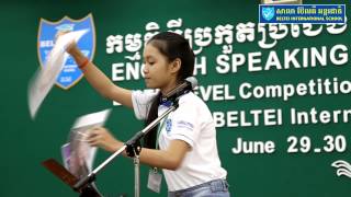 60- BELTEI IS English Speaking Contest 2015 4th (3rd Place, ESL Level 9) in Cambodia screenshot 1