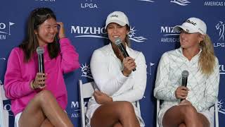 AJGA Panel with Gianna Clemente, Katie Li & Yana Wilson Press Conference 2023 Mizuho Americas Open