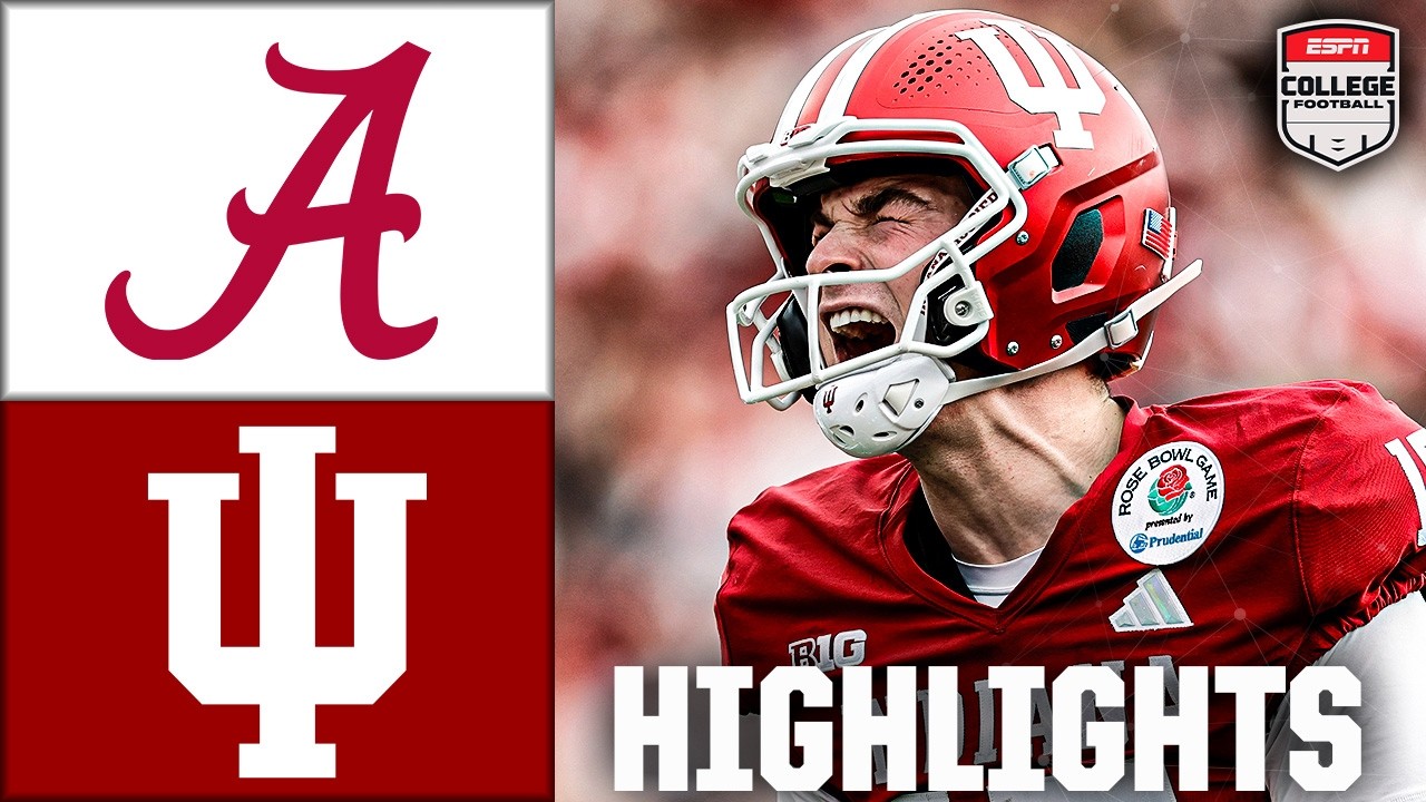 Rose Bowl: Alabama Crimson Tide vs. Indiana Hoosiers | Full Game Highlights | ESPN College Football