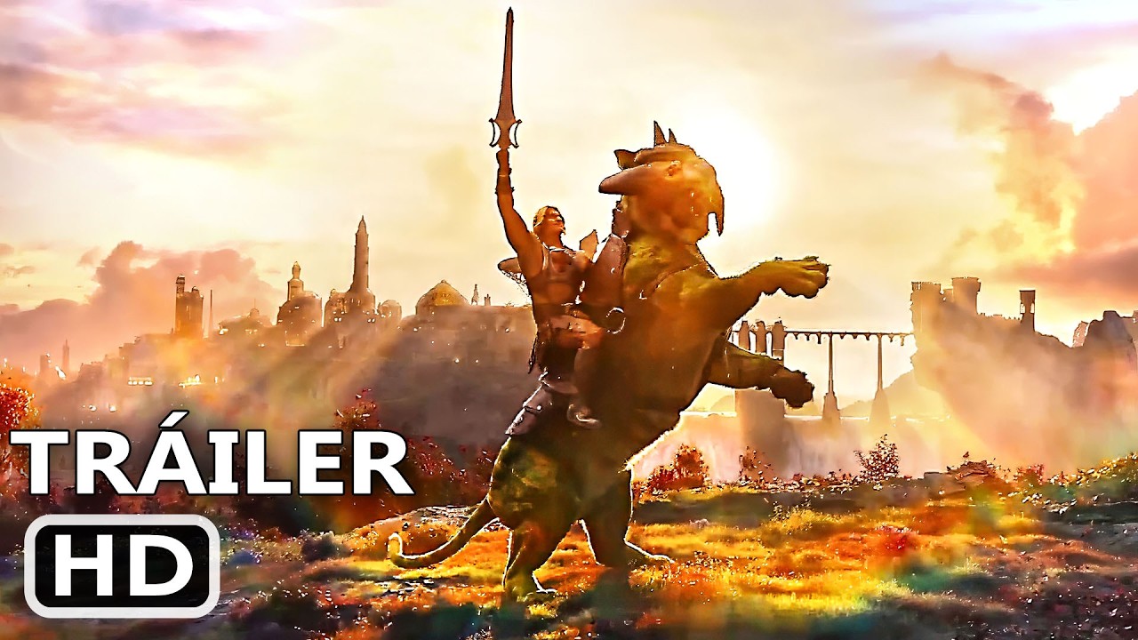 "He-Man monta a Battle Cat" HE-MAN Y LOS MASTERS DEL UNIVERSO Tráiler Español (2026)