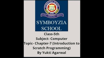 Class-5th | Computer | Chapter-7 (Introduction to Scratch Programming)