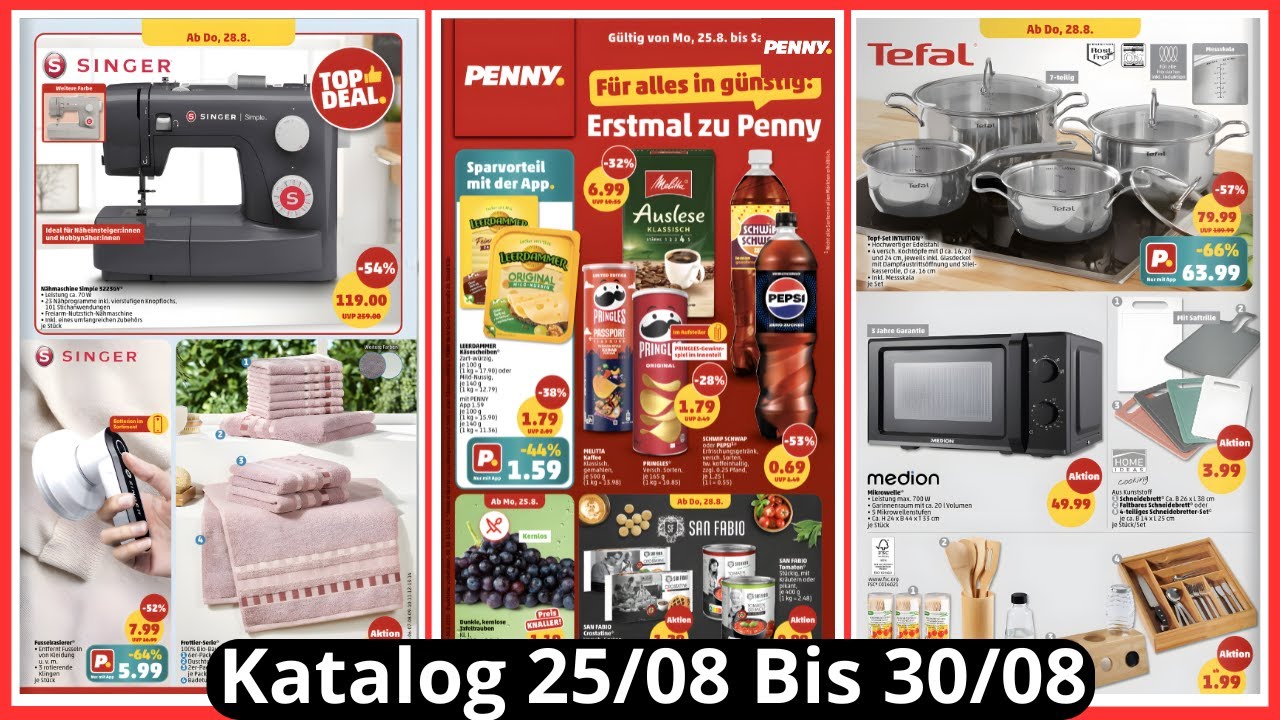 PENNY Deutschland | Neuer Prospekt vom 25/08 bis 30/08/2025 | Angebote & Aktionen 