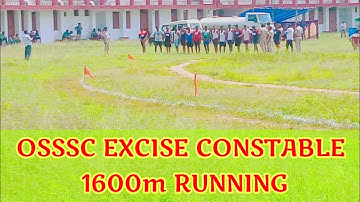 🛑OSSSC Excise Constable 1600m Running \\ Excise Constable 1600m Running in Jagatsinghpur Stadium