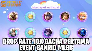 DROP RATE 10X GACHA PERTAMA SANRIO - FARMING BANYAK COA! MOBILE LEGENDS