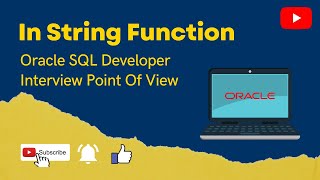 In String Function | Oracle SQL Developer | Interview Questions
