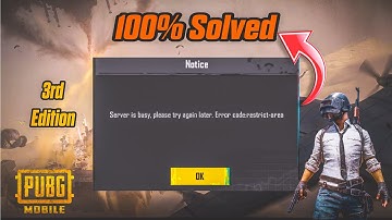 🚀 New Working Fix for PUBG Mobile "Server is Busy" Error (Restrict-Area) – 2025 Update! 🎮🔥