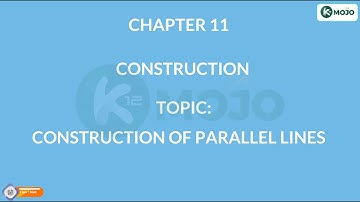 Class 7 Math | Construction of Parallel lines