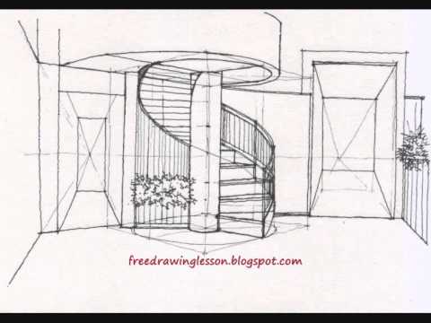 Draw a box : Draw spiral staircase in a multi point ...