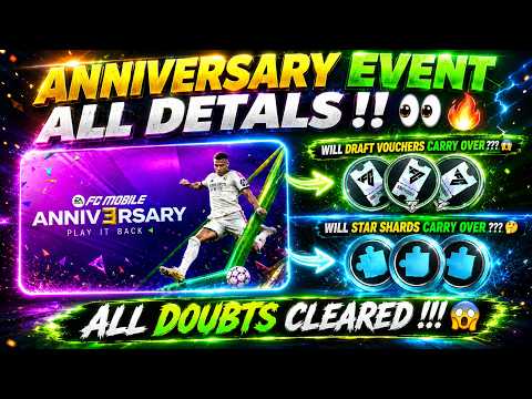 5 Things You MUST Know About the FC Mobile Anniversary Event !! 🤯