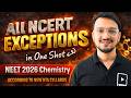 All NCERT Chemistry Exceptions in One Shot | NEET 2026 | NEET Chemistry