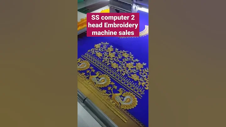 2 head Embroidery machine sales and service