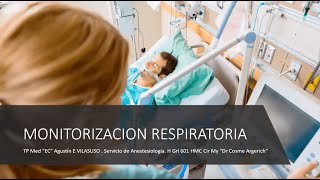 MONITORIZACION RESPIRATORIA  EN QUIRÓFANO- VILASUSO 2023