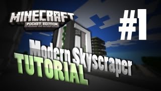 Simple Modern Skyscraper Tutorial (Part 1) - Minecraft Pocket Edition screenshot 5