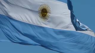 Himno Nacional Argentino con banderas - OLAM Producciones