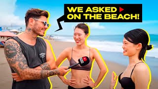 We Asked in Bali Beaches, Indonesia!!