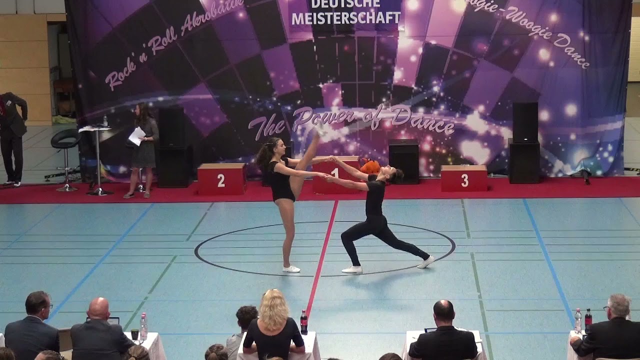 DM 2021, Juniorenklasse Finale Max Dudos und Vivien Seibel