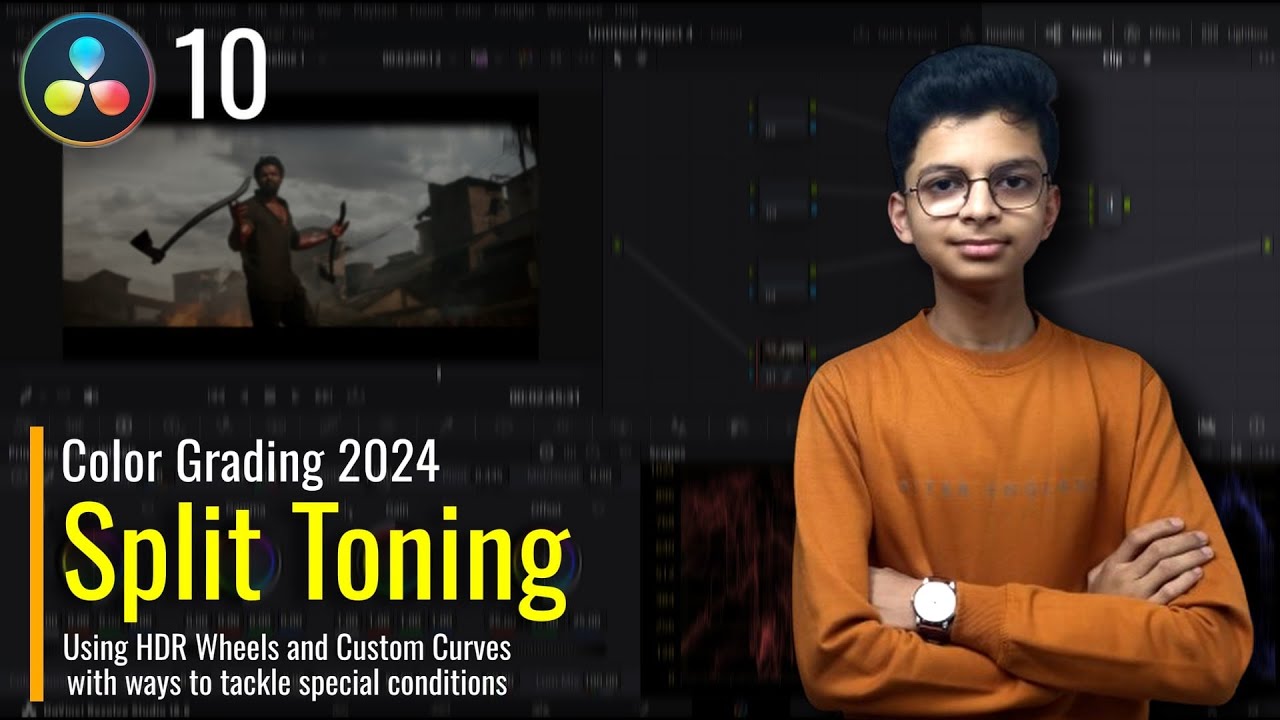 Color Grading 2024 | Part 10 | Split Toning | Davinci Resolve 19 ...