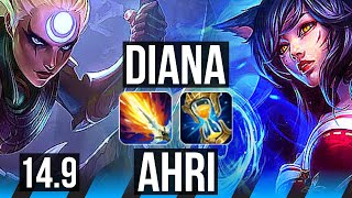 DIANA vs AHRI (MID) | 8/1/11, 1100+ games | BR Challenger | 14.9