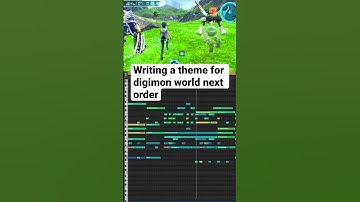 Writing a digimon world next order theme! #vgm #orchestramusic #composer #digimonworldnextorder