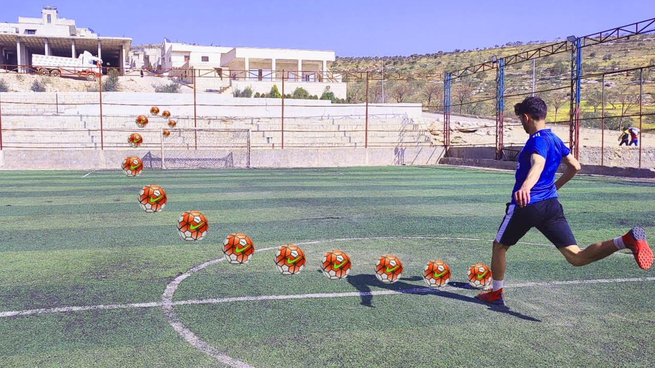 كيف تشوت الكرة في خارج القدم مثل المحترفين\\أفضل طريقة للتسديد مثل لوكا مودريتش.