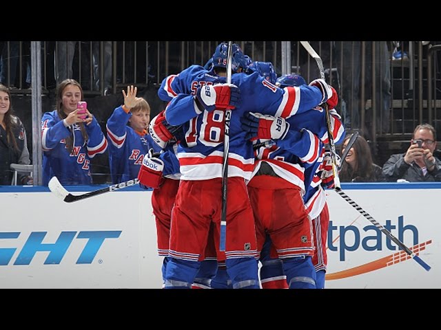 The New York Rangers vs. the Montreal Canadiens - ScoreStream