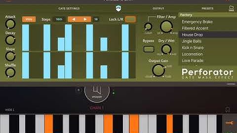 Perforator Demonstration