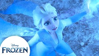 Elsa Protects Olaf in The Enchanted Forest | Frozen 2