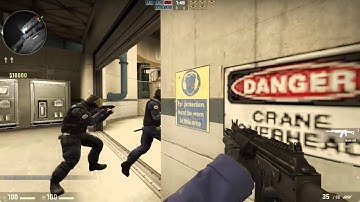 Counter-Strike: Global Offensive Gameplay (Practice match with Offline Bots)