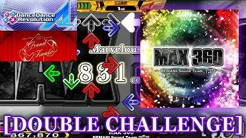 【DDR A(2018)】 MAX 360 [DOUBLE CHALLENGE] 譜面確認＋クラップ