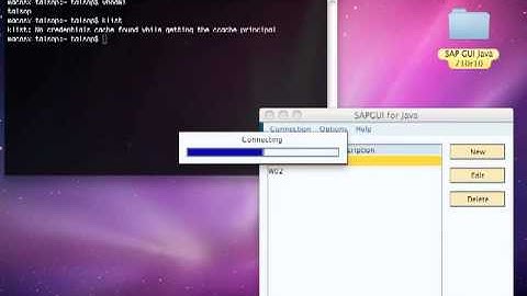 SAP GUI Secure SSO on Mac OSX