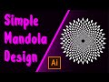 How to create Simple Mandola in adobe illustrater - Distort & Transform