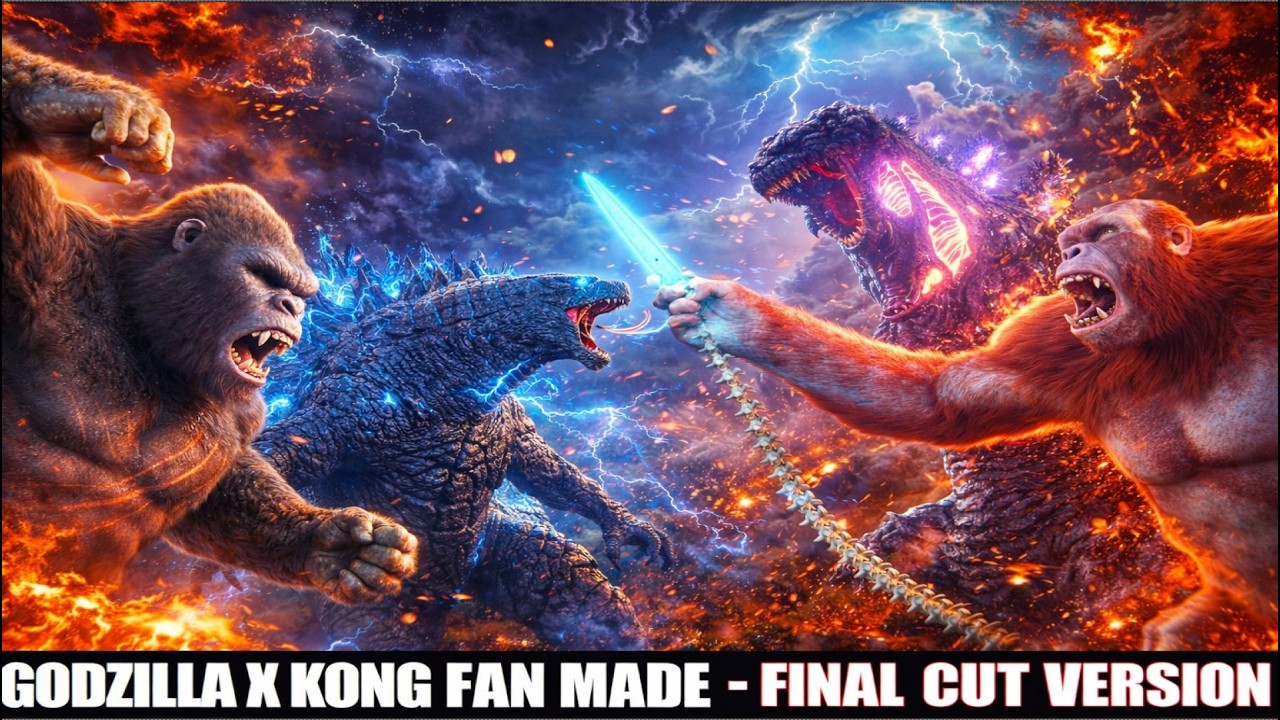 GODZILLA x KONG -Fan made Final CUT VERSION 3d Animation