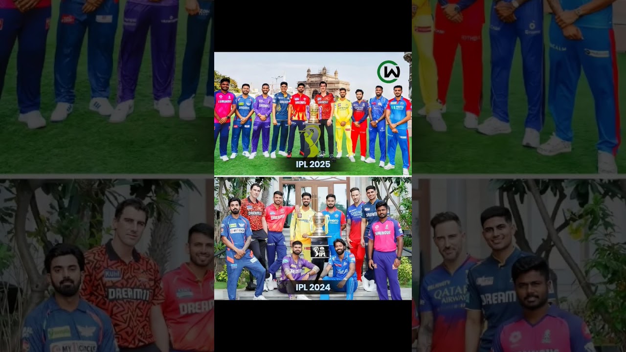 Ipl 2024 To 2025 All Captains photoshoot time enjoy moment 💔