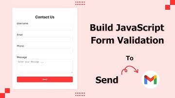 Create Form Validation using HTML, CSS and JavaScript