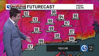 FORECAST: Another First Alert Weather Day for heat, humidity, storms