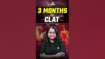 🔥 3 MONTHS FOR CLAT 📚 Start Your Preparation Today ✅ #clat #preparation #lawexam #shortvideo #law