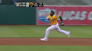 DET@OAK: Lowrie plates one with double to center