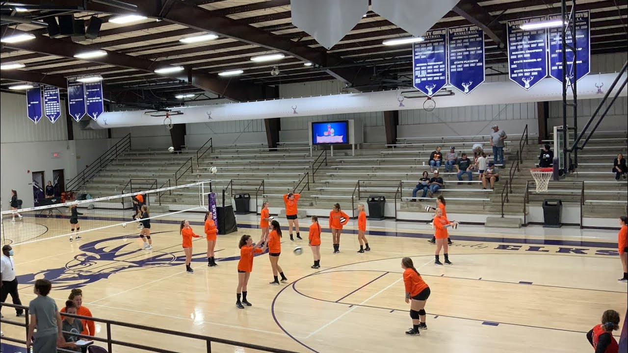 Sr high volleyball elkins YouTube